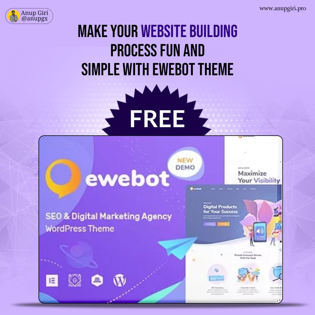Ewebot Theme Pro